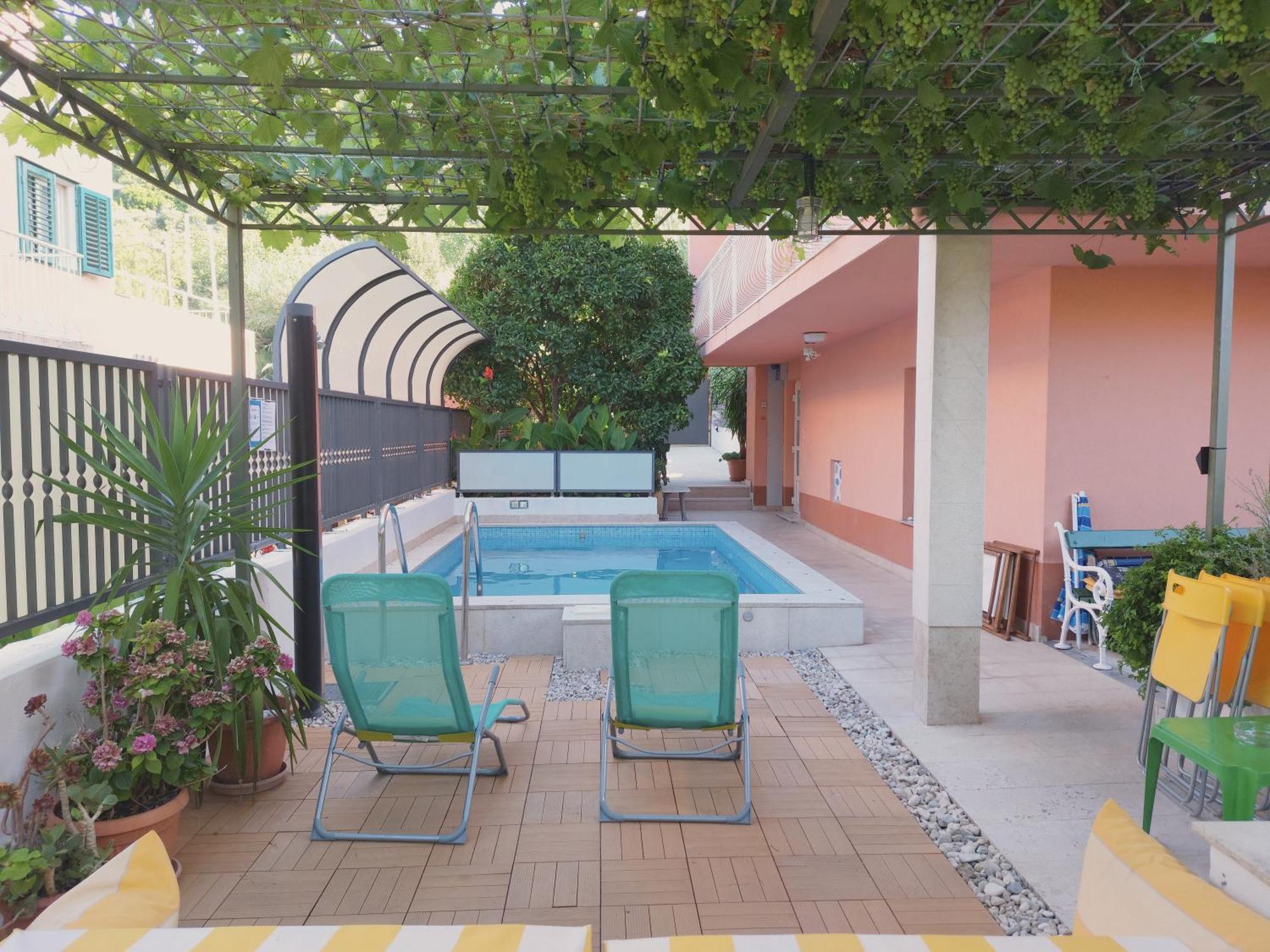 Poolside Paradise - A Hidden Gem In スプリト エクステリア 写真